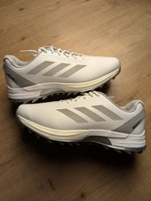 Adidas Adizero ZG Spikeless Golf Shoes UK 9.5 - IE3528  - White/Grey 2025