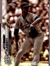 2020 Topps Chrome #135 Jack Flaherty Sepia Refractor