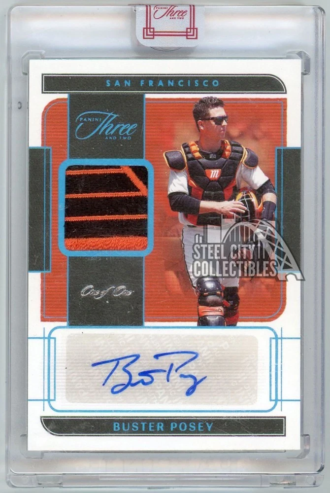 Panini Buster Posey Baseball Autographed Sports Trading Cards