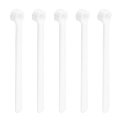 5Pcs 250 Milligram Teaspoon Micro Scoops Mini Measuring Spoons White
