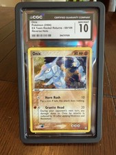 ONIX CGC 10 TEAM ROCKET RETURNS LOW POP REVERSE HOLO #69 on eBay