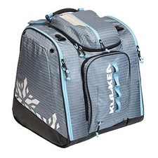 Powder Trekker Ski Boot Bag Lilac Stripes/White/Light Blue
