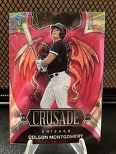 Colson Montgomery 2023 Panini Chronicles Crusade Baseball Pink Velocity FOTL /17