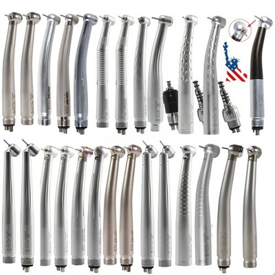 Dental Handpiece Fiber Optic High Speed Turbine Fit KAV NSK Coupler 2/4/6Holes