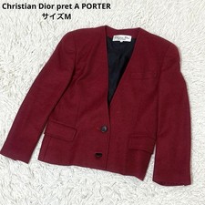 Christian Dior pret A PORTER collarless jacket