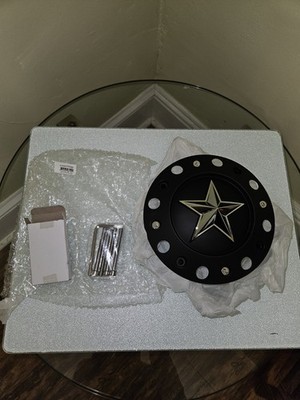 KMC XD Series Rockstar Matte Black Center Cap 1000775 1000775B S409-51