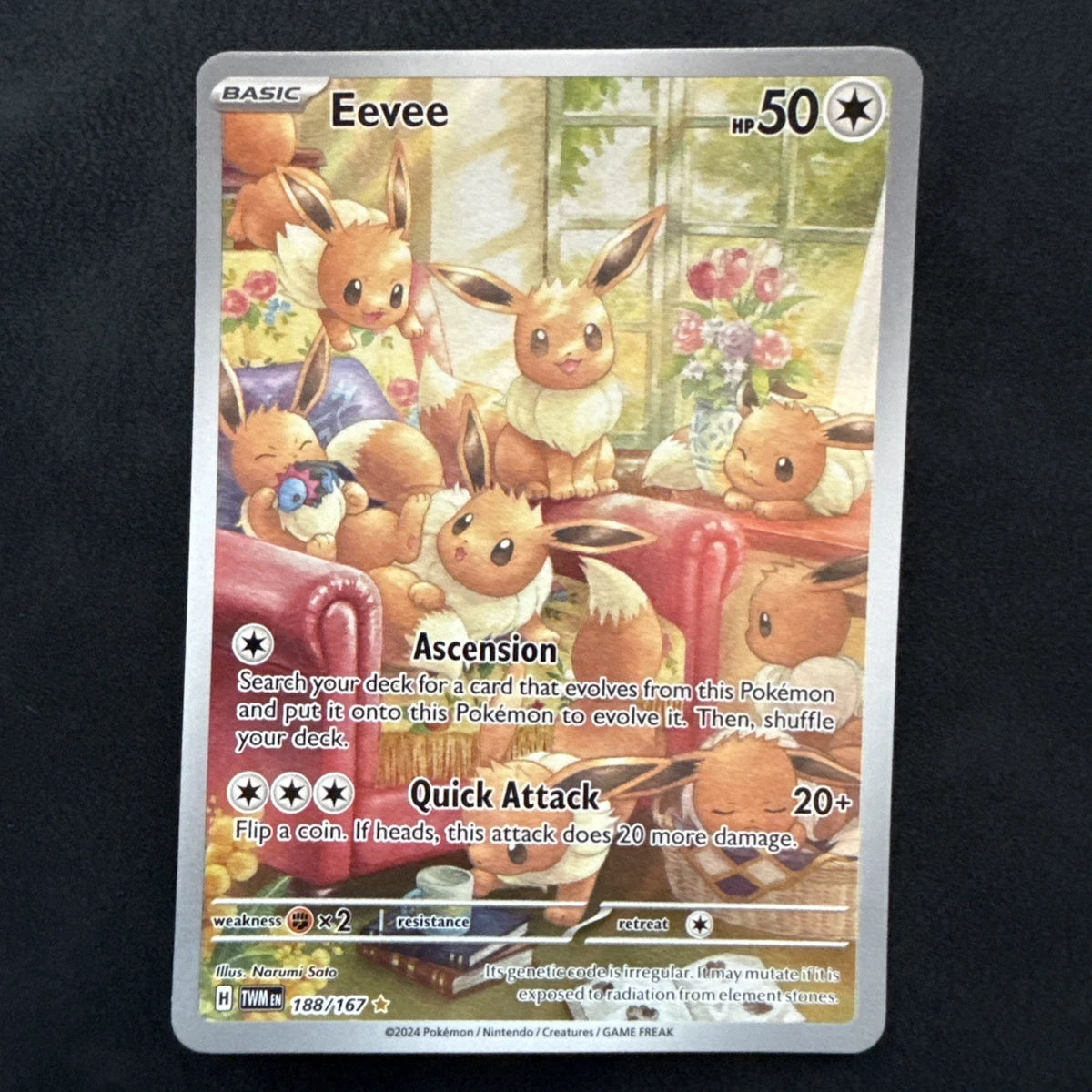 イーブイ 英語版 Eevee ポケモンカード TWM EN 188/167 #3 Eevee 188/167 Sv06: Twilight Masquerade for sale | eBay