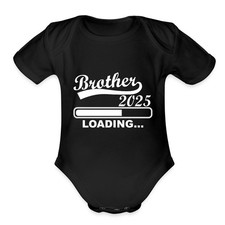 Brother 2025 Loading Promoted to Big Brother Organic Short Sleeve Baby Bodysuit