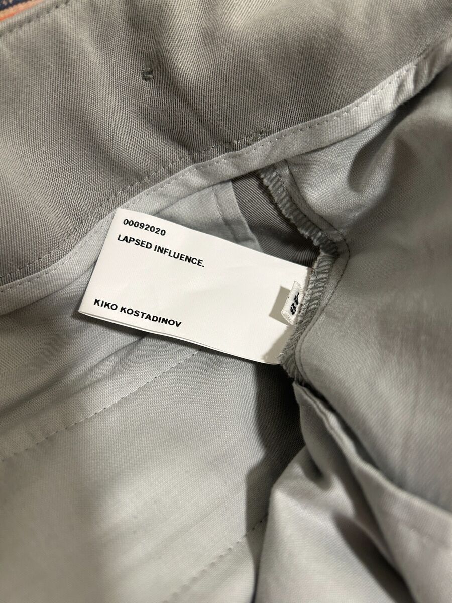 Kiko Kostadinov kiko lahti pants trouser Beige 2020 size IT Kiko Kostadinov kiko lahti pants trouser Beige 2020 size IT