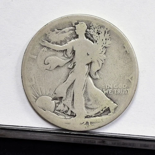 1921-S Liberty Walking Half Dollar - AG Details, Cleaned (#57004-J)