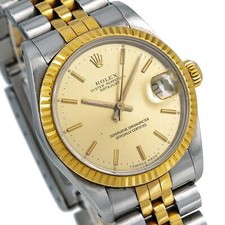 Rolex Datejust 31mm Two-Tone Champagne Stick Dial Jubilee Bracelet - 68273 2