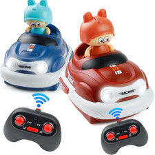 2-Pack Remote Control Bumper Car Toy for Kids...