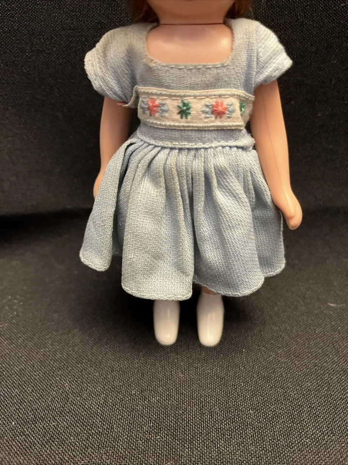 Кукла Nancy Ann Story Book «Big Sister Goes To School» Walker синее платье No60 - Изображение 3 из 4