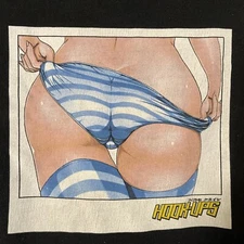 Hook Ups 357 Jeremy Klein Skateboards Tee T Shirt Small Vintage Bum Butt Booty