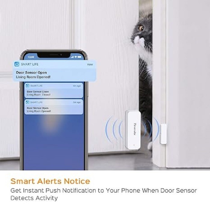 Panamalar Wifi Door Window Sensor, Alexa/Google Home Compatible RRP £20