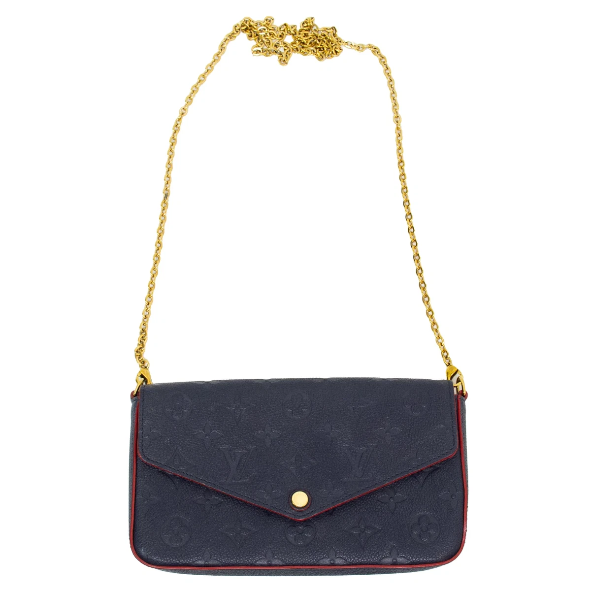 Louis Vuitton M64099 Felicie Monogram Empreinte Pochette - Navy 