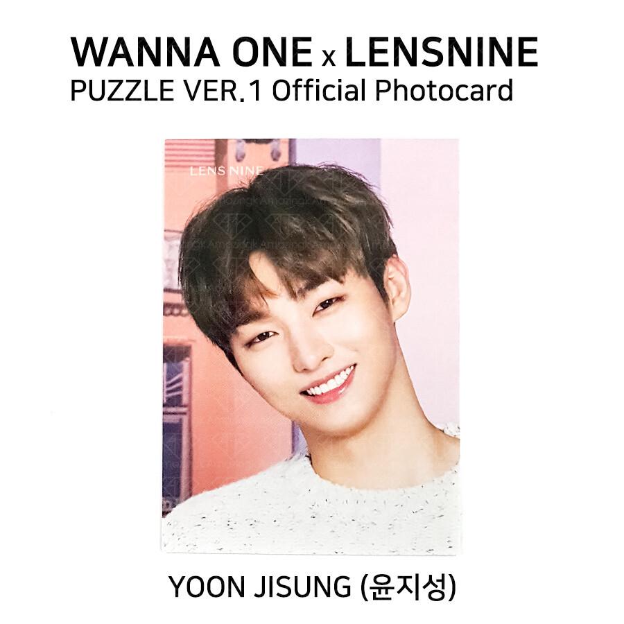 WANNA ONE x LENSNINE Puzzle OFFICIAL Photocard Version 1 | eBay