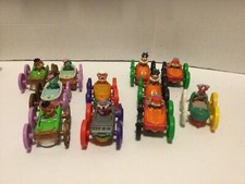 Tiny Toons Adventures Flip Cars Vintage 1990 McDonalds Happy Meal Lot of 11