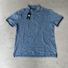 NWT Rodd  Gunn Men  s XXL Sports Fit Polo Shirt Blue Short Sleeve Cotton