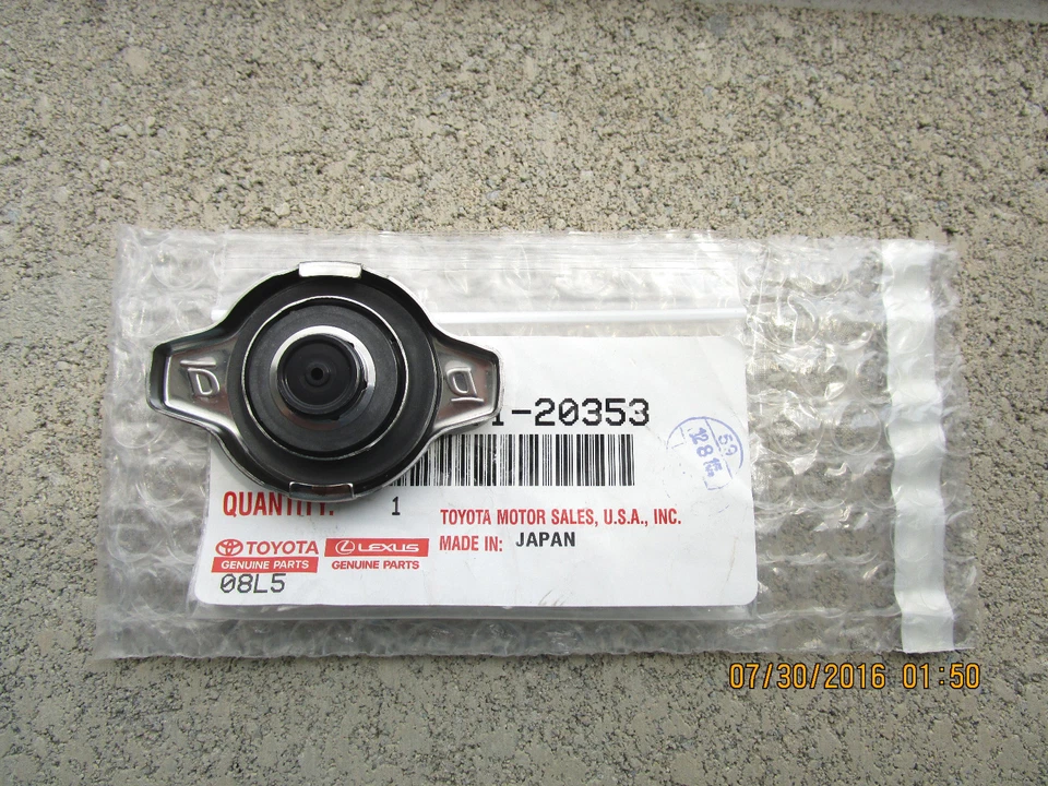 92 - 00 LEXUS SC300 BASE 2D COUPE RADIATOR FLUID CAP SUB ASSEMBLY BRAND NEW OEM - Image 2 of 2