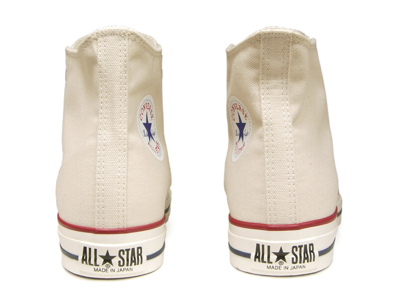 Converse Canvas All Star J Hi Natural White Made in Japan US