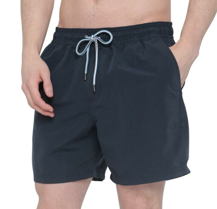 Men's Marks & Spencers Navy Swimming Shorts Swim Trunks L eBay