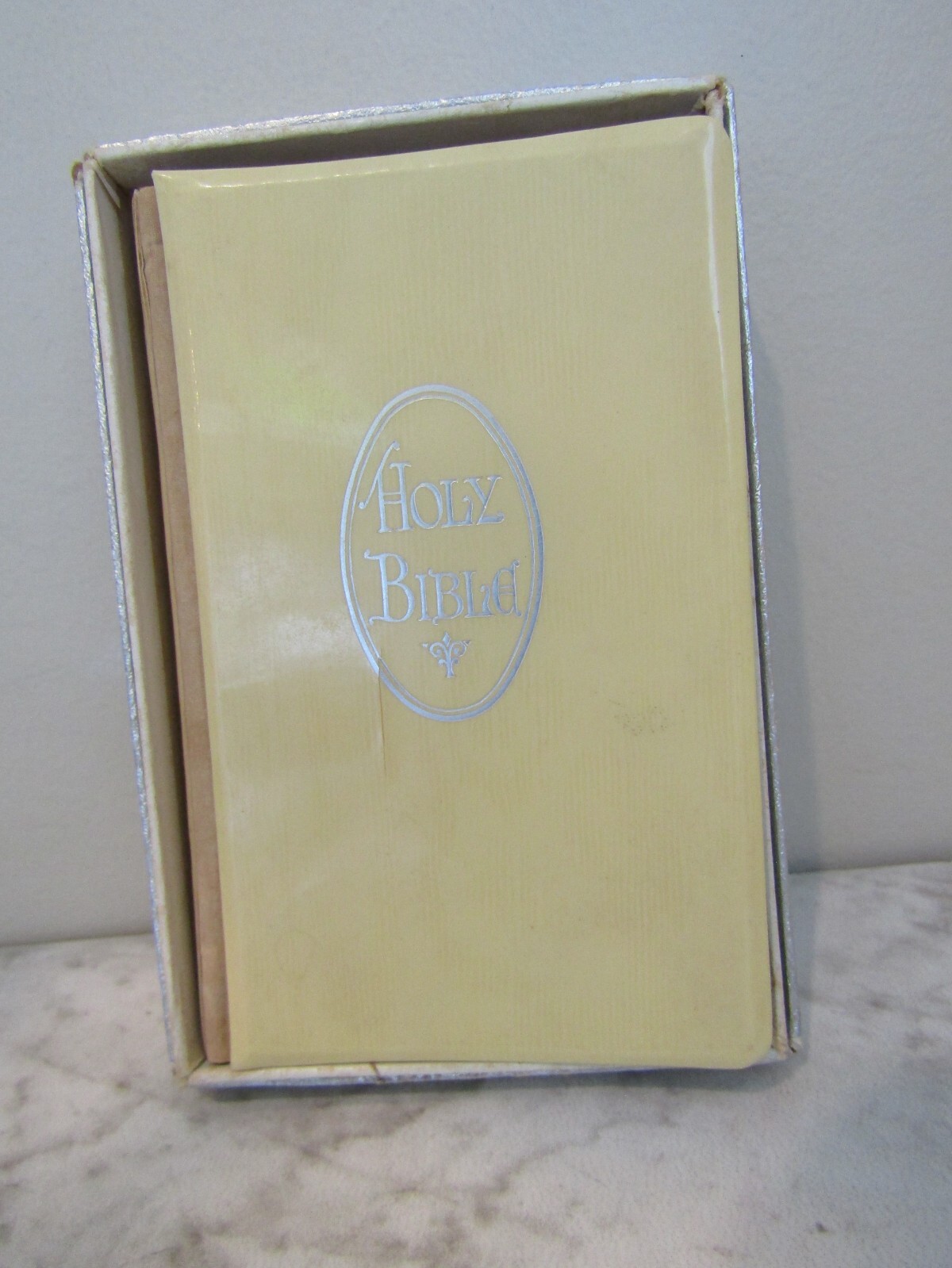 VTG THE BRIDE'S BIBLE * 1948 w/ ORIGINAL BOX * Printed in Great Britain