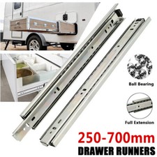 Heavy Duty Cabinet Cupboard Drawer Ball Bearing Runners Slides Draw 14-28 inch
