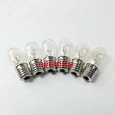 6 Pcs Light Bulbs 15 Watt, 5/8 Base, 2SCW Screw In For Sewing Machines