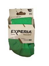 NWT Thorlos EXPERIA TECHFIT Light Cushion LOW CUT Electric Green USA Size M