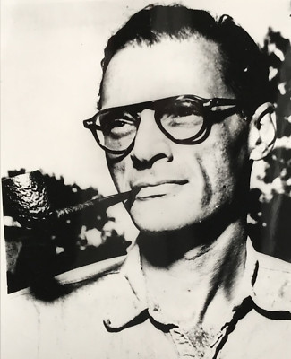1956 Arthur Miller No Comment on Marilyn Monroe Marriage Rumors Press Photo
