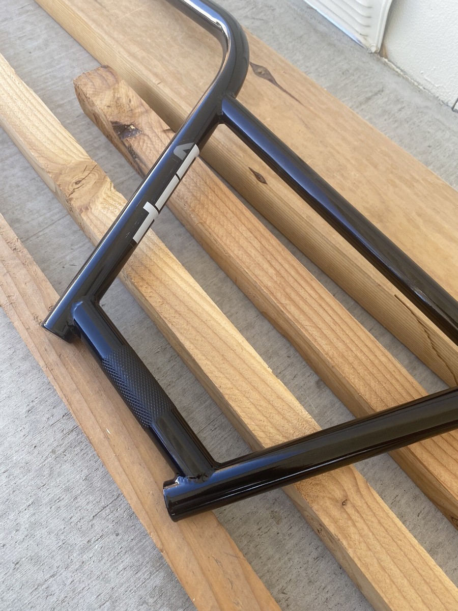 FIT BMX 4FIT HANDLEBAR BLACK RAW 4 PIECE CHROMOLY MADE IN USA | eBay