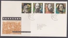 Great Britain 1992 Tennyson FDC APM306c  Isle of Wight to  Surrey