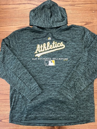 Neu ohne Etikett Majestic Herren 2XL Authentic Collection Oakland Athletics Hoodie Sweatshirt