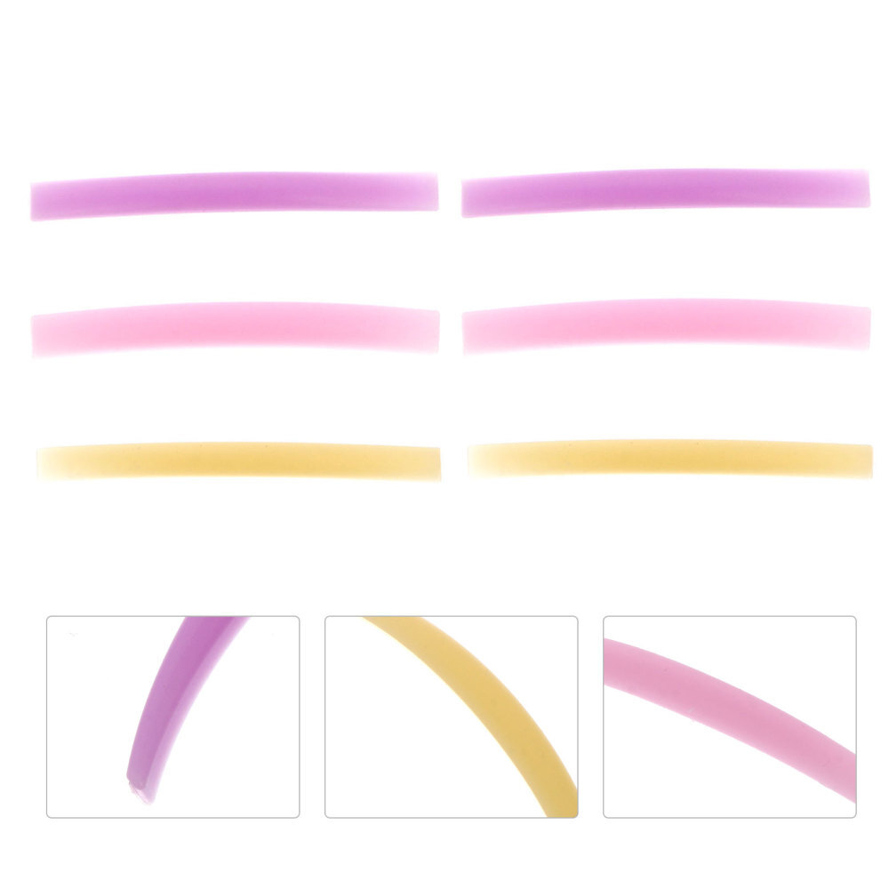 6 Pairs Razors for Women Face Eyelash Extension Washable Pads Perming Tool