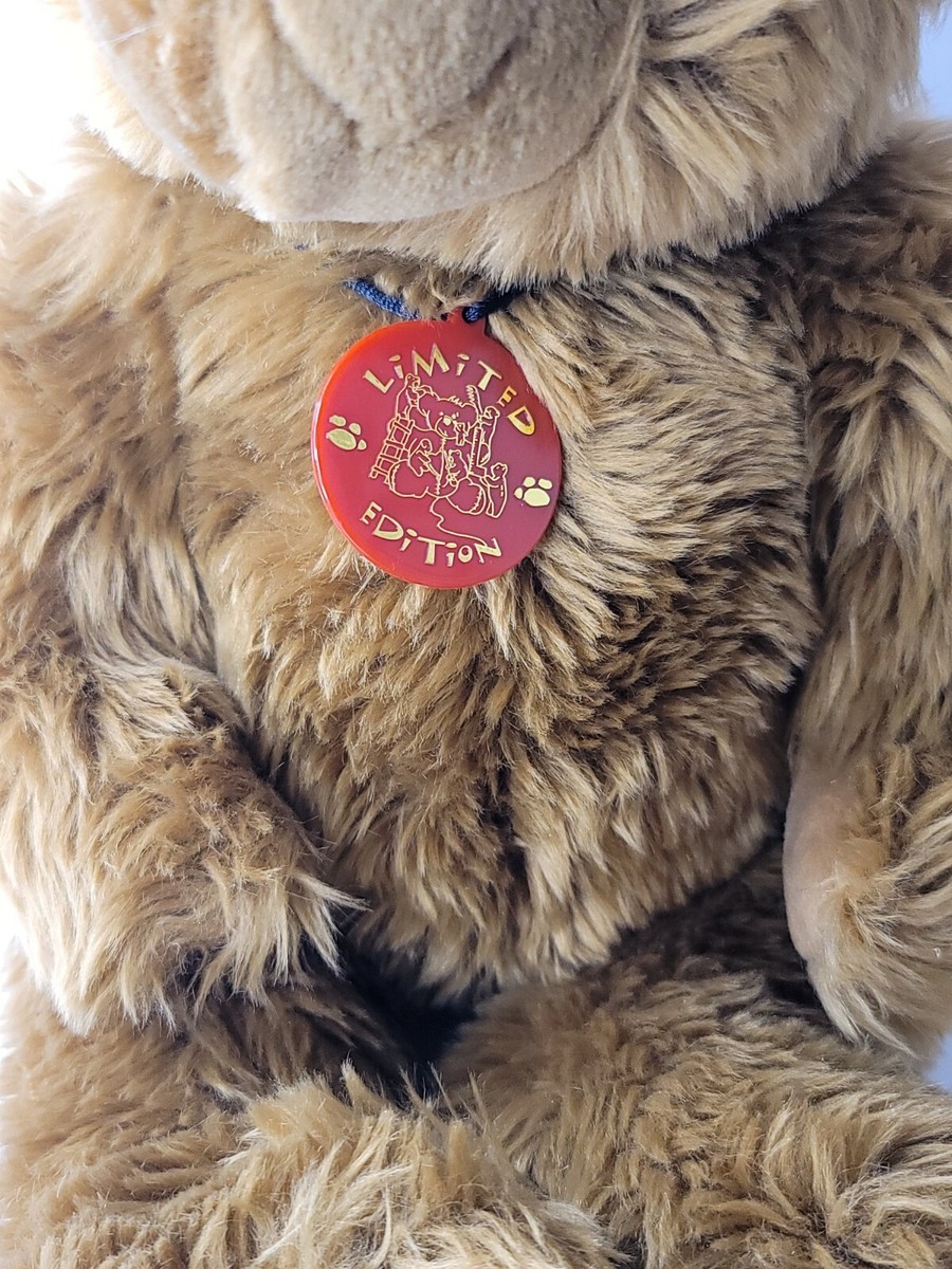  Teddy Bear 2001 コレクション Vtg 2001 Bear Factory Signature Collection Cream&White Plush