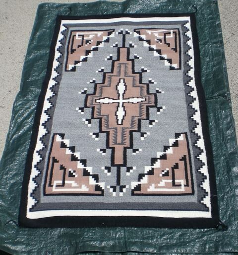 Navajo Handwoven Wool Rug