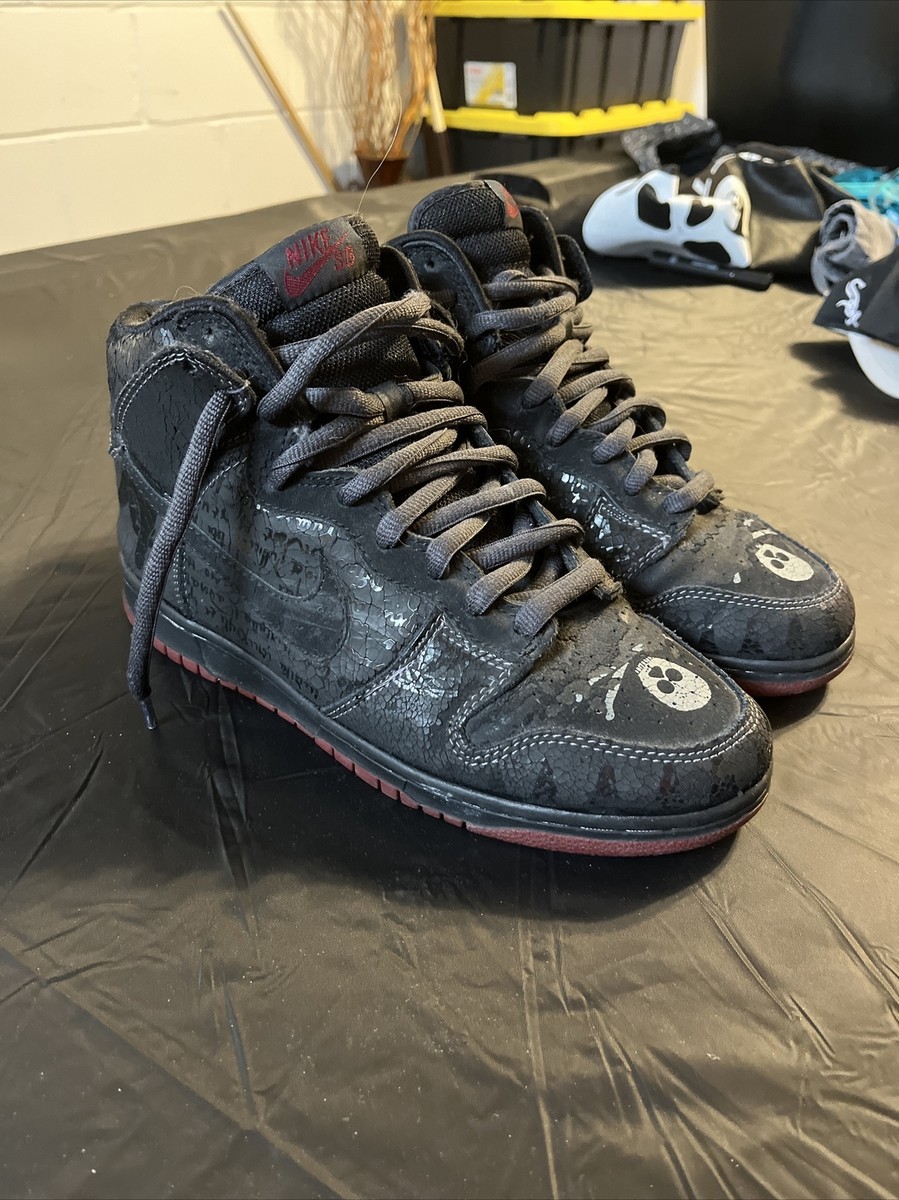 Nike Dunk High Pro SB Melvins Black 2005 - Size 9.5 - 305050 Nike Dunk High Pro SB Melvins Black 2005 - Size 9.5 - 305050