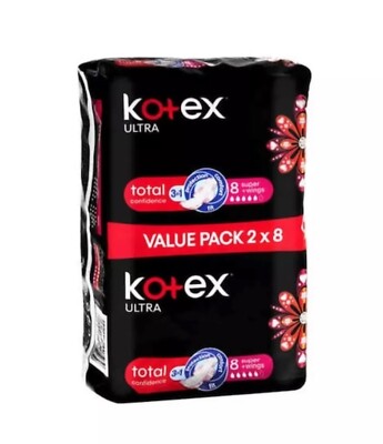 Kotex Women Pads Ultra Super Plus Duo 16 Pads