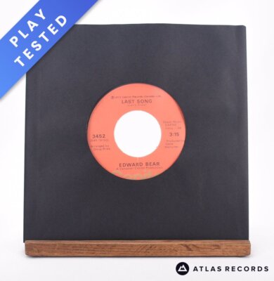 Edward Bear - Last Song / Best Friend - 7'' Vinyl Record - VG+