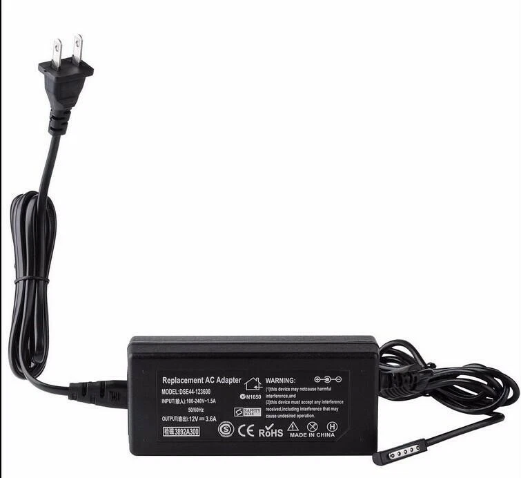 Fuente de alimentación Adaptador Cargador CA 12V 3.6A para Microsoft Surface Pro/Pro 2 Tablet Foto 2 de 4