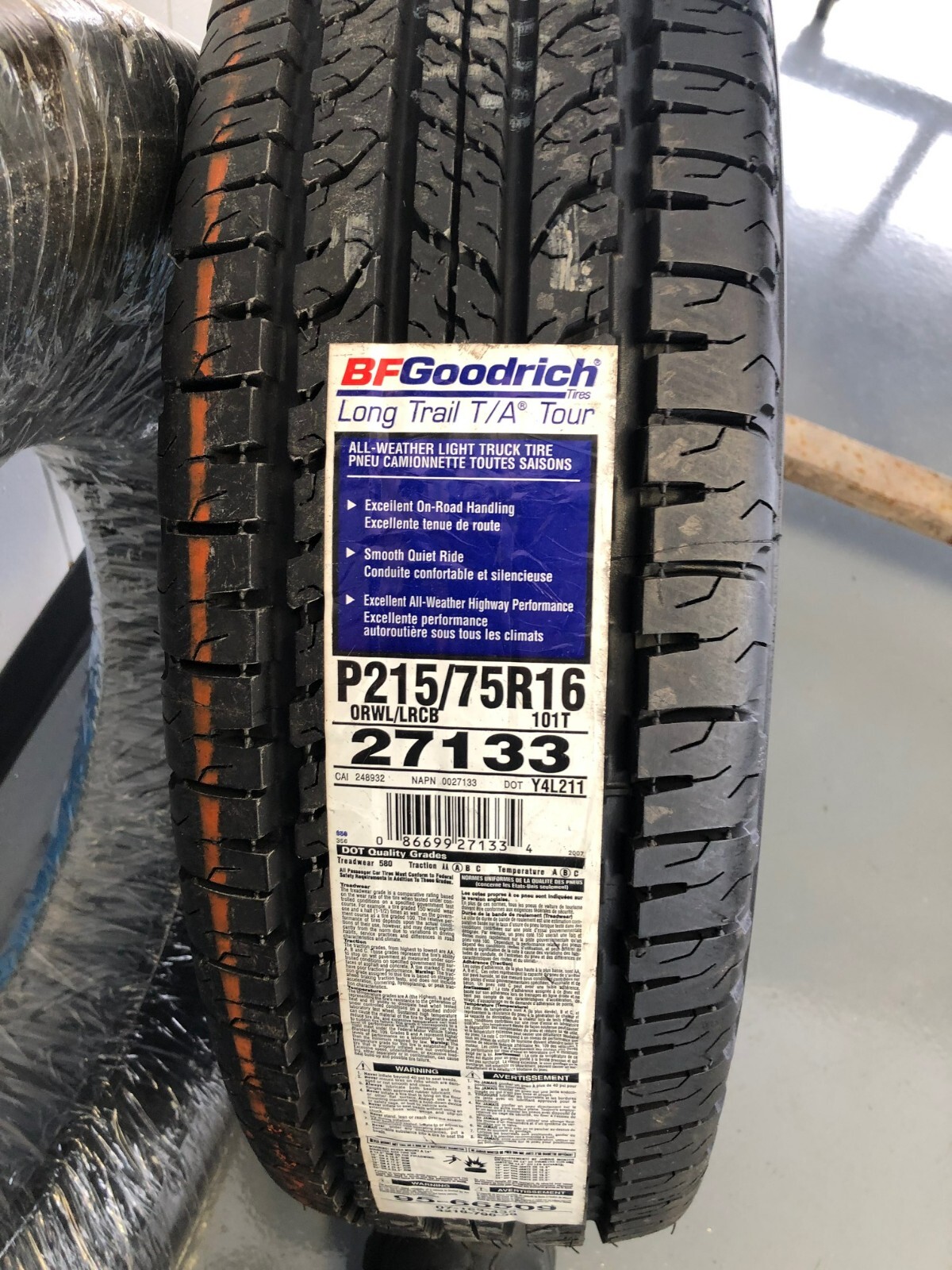 BF Goodrich Long Trail T/A Tour Tire(s) 215/75R16 215/75-16 2157516 75R ...