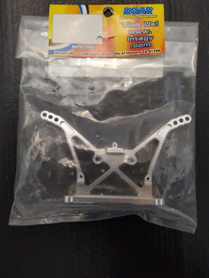 Integy T7806S Silver Alloy Rear Shock Tower for Team Associated B4 - Image 2 of 3