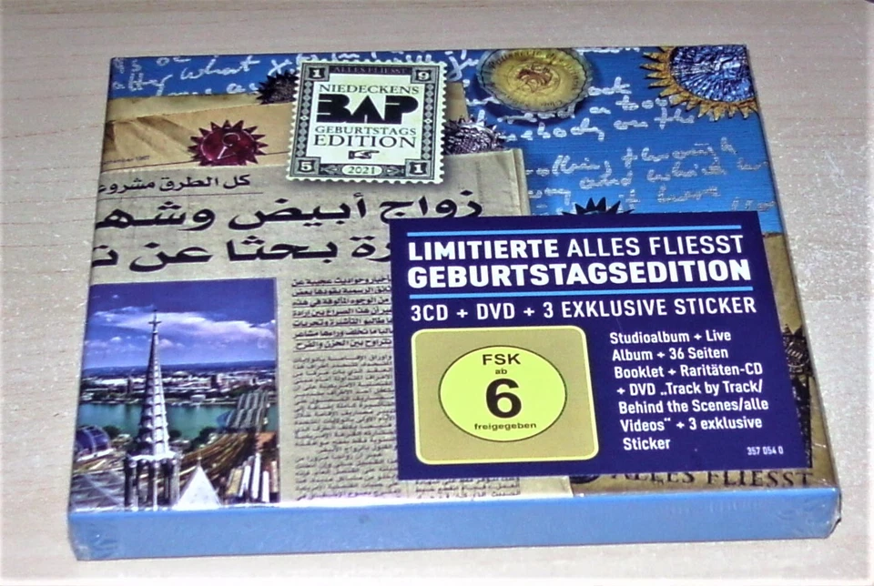 Niedeckens Bap Alles Fliesst Limited Birthday Edition 3 CD+DVD New & Boxed - Image 3 of 4