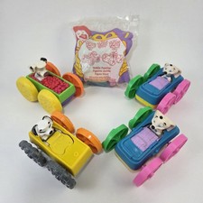 101 Dalmatians - 1997 McDonald's Happy Meal Toys, Flip Car - Lot of 5