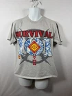 Vintage Marvel Comics X-Men Survival 101 Wolverine 1993 Mutant Wear T Shirt Sz M