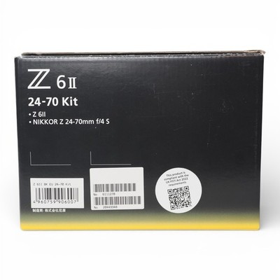 Nikon Z6 II + Z 24-70mm f/4 S Systemkamera + Objektiv Kit OVP - MwSt ausgewiesen