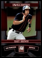 Gary Brown 2010 Donruss Elite Extra Edition #54 Giants MLB READ FREE SHIPPING