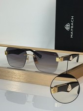 Luxury MAYBACH THE MAGIC I Sunglasses 59-17-140 Rimless Gold/Black Gradient