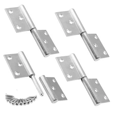 Bonsicoky 4Pcs 4 Inch Lift Off Hinges, 304 Stainless Steel Detachable Hinges,...